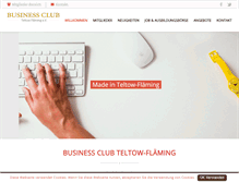 Tablet Screenshot of business-club-tf.de